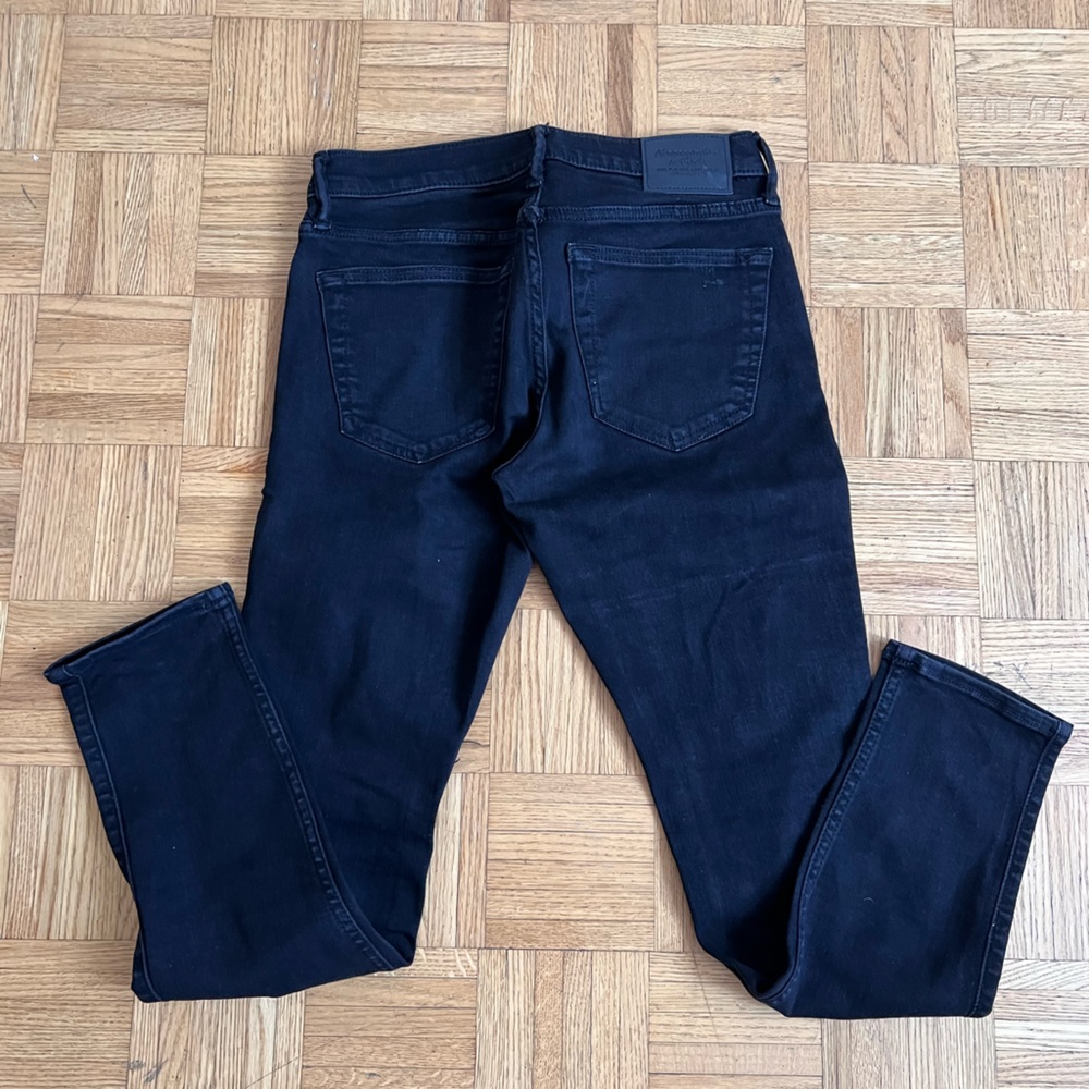 Abercrombie Super Skinny Jeans - Black 28x30